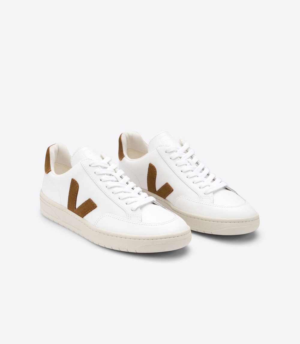 Veja Sneakers Herr - V-12 Läder - Vita - 271958-SEF